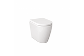 Package - Narva Rimless Floor Mounted Pan & Seat + Geberit In-wall Cistern + Flush Plate